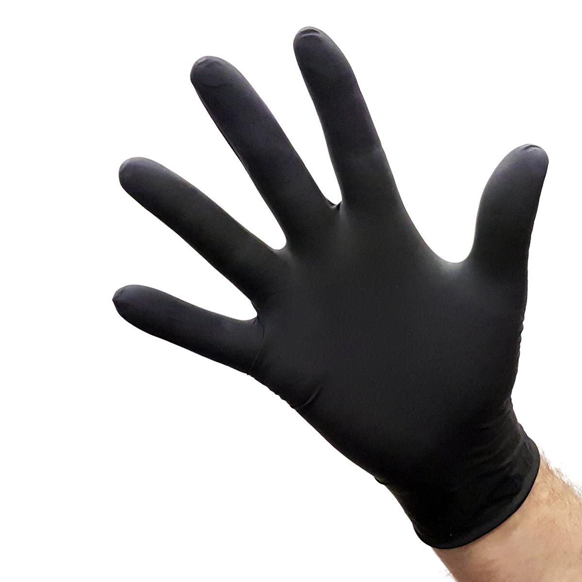 buy black latex gloves