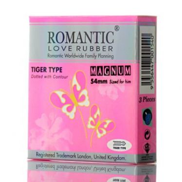 Condoms Romantic Tiger Type x12