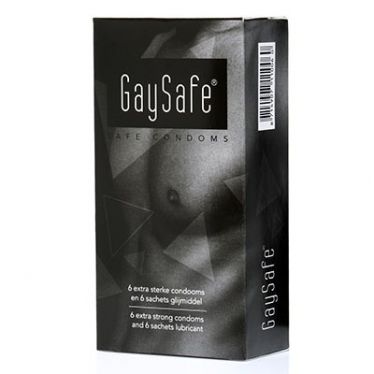 GaySafe Condoms and lubricants x6+6