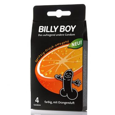 Billy Boy Condoms Orange x4